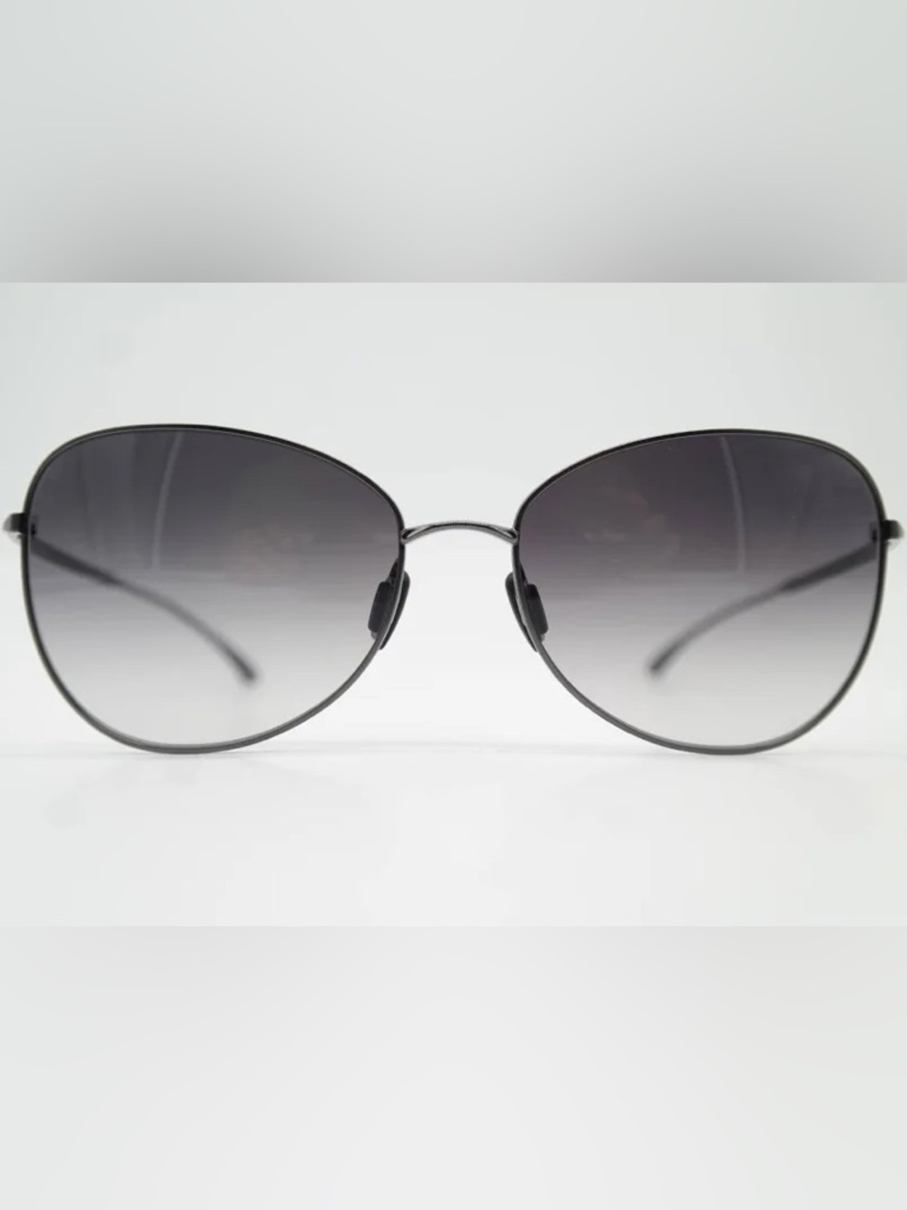 Masunga 9003 Titanium Metallic Oval Sunglasses